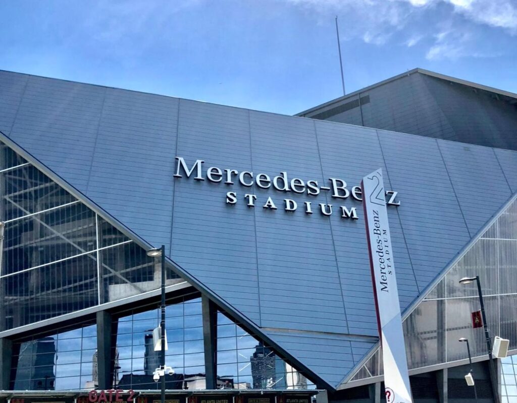 Estadio Mercedes-Benz, Atlanta, sede del Mundial 2026. 