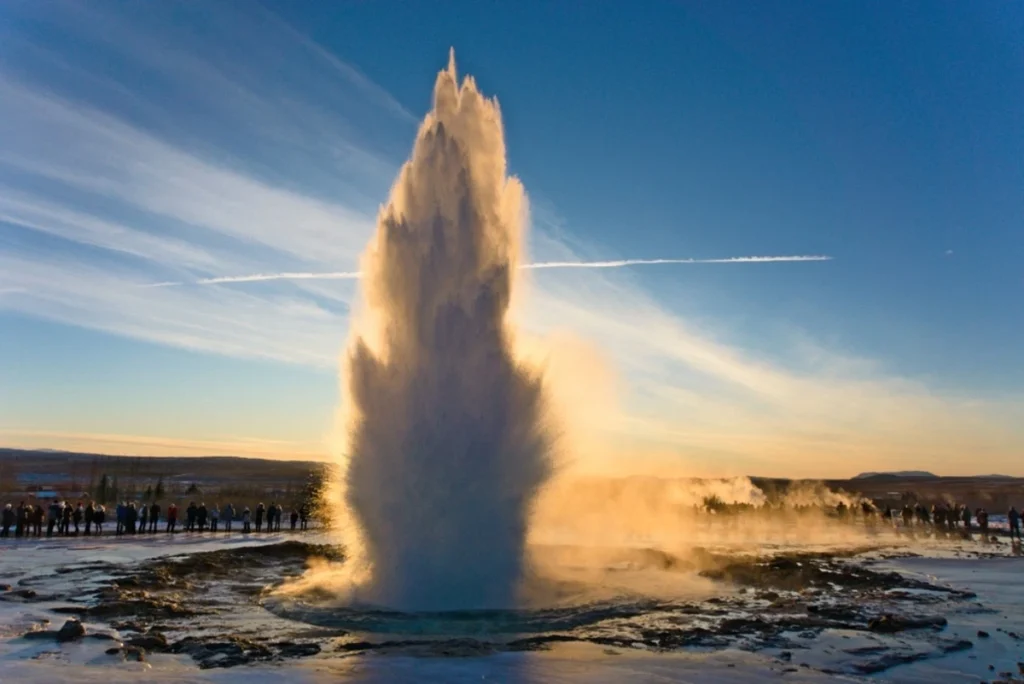 Geyser Strokkur, Islandia.