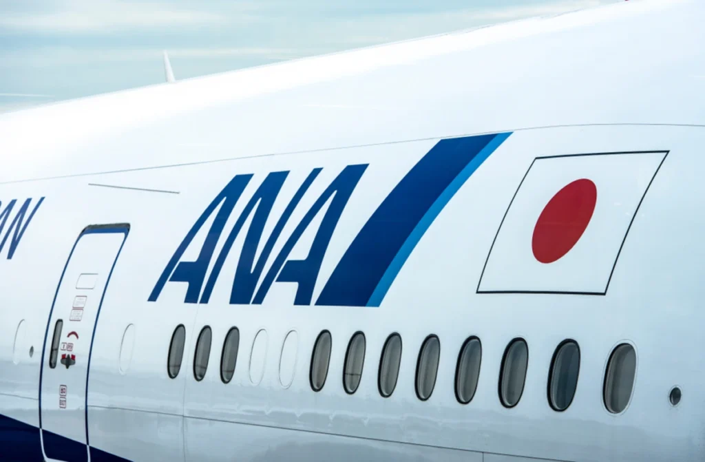 Avión de ANA All Nippon Airways.